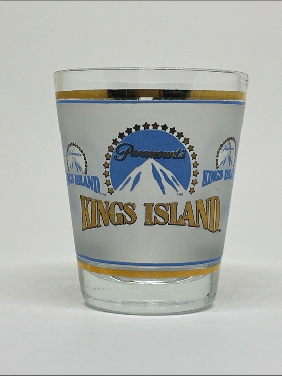 Other - Kings Island Logo Blue and Gold Shot Glass by Paramount